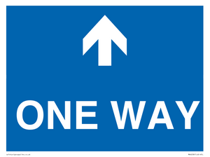 MA6208: One way with up directional arrow