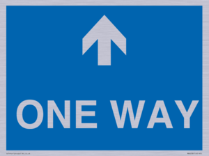 MA6208: One way with up directional arrow