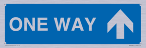 MA6208: One way with up directional arrow