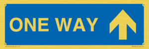 MA6208: One way with up directional arrow