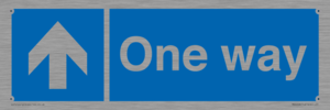 MA6208: One way with up directional arrow