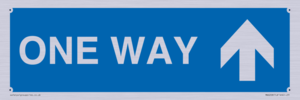 MA6208: One way with up directional arrow
