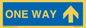 MA6208: One way with up directional arrow