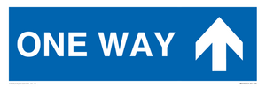 MA6208: One way with up directional arrow