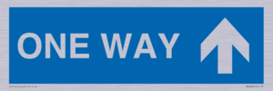 MA6208: One way with up directional arrow