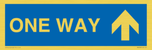 MA6208: One way with up directional arrow
