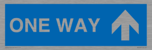 MA6208: One way with up directional arrow