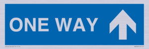 MA6208: One way with up directional arrow