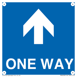 MA6208: One way with up directional arrow