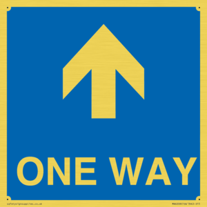 MA6208: One way with up directional arrow