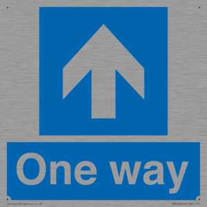 MA6208: One way with up directional arrow