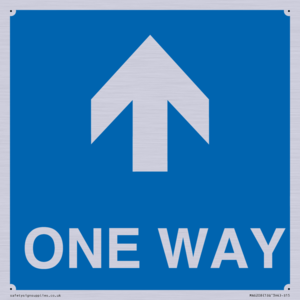 MA6208: One way with up directional arrow