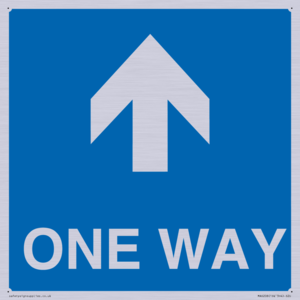 MA6208: One way with up directional arrow