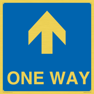 MA6208: One way with up directional arrow