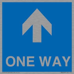 MA6208: One way with up directional arrow