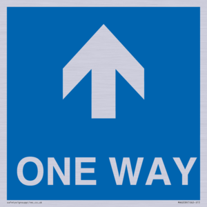 MA6208: One way with up directional arrow