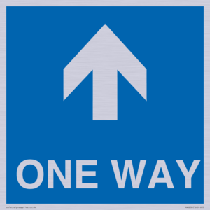 MA6208: One way with up directional arrow