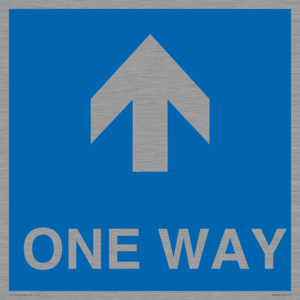 MA6208: One way with up directional arrow