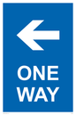 MA6209: One way with left directional arrow