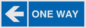 MA6209: One way with left directional arrow