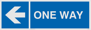 MA6209: One way with left directional arrow