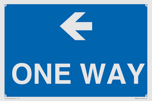 MA6209: One way with left directional arrow