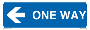 MA6209: One way with left directional arrow