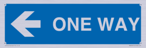 MA6209: One way with left directional arrow