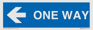 MA6209: One way with left directional arrow