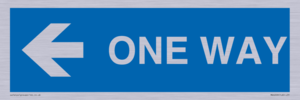 MA6209: One way with left directional arrow
