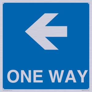 MA6209: One way with left directional arrow