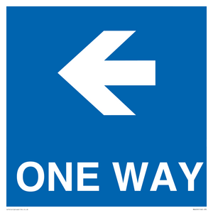 MA6209: One way with left directional arrow