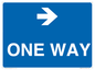 MA6210: One way with right directional arrow