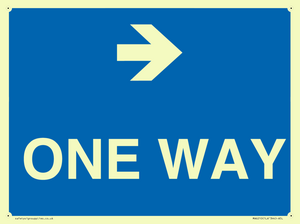 MA6210: One way with right directional arrow