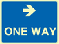 MA6210: One way with right directional arrow