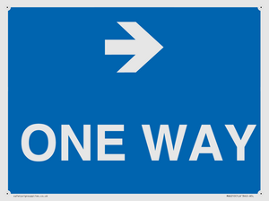 MA6210: One way with right directional arrow