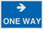 MA6210: One way with right directional arrow