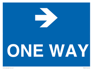 MA6210: One way with right directional arrow