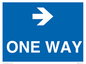 MA6210: One way with right directional arrow