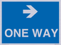 MA6210: One way with right directional arrow