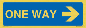 MA6210: One way with right directional arrow