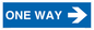 MA6210: One way with right directional arrow