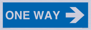 MA6210: One way with right directional arrow