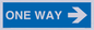 MA6210: One way with right directional arrow
