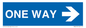 MA6210: One way with right directional arrow