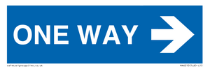 MA6210: One way with right directional arrow