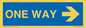 MA6210: One way with right directional arrow