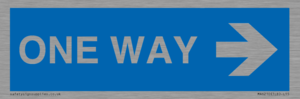 MA6210: One way with right directional arrow