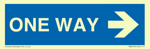 MA6210: One way with right directional arrow