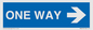 MA6210: One way with right directional arrow